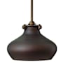 Hinkley Lighting 1 Light Indoor Mini Pendant with Metal Shade from the Congress Collection Oil Rubbed Bronze