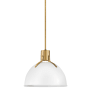 Polished White / Lacquered Brass