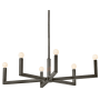 Hinkley Lighting Ezra 6 Light 36" Wide Chandelier Black Oxide