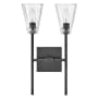 Hinkley Lighting Auden 2 Light 18" Tall Wall Sconce Black Oxide