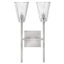 Hinkley Lighting Auden 2 Light 18" Tall Wall Sconce Polished Nickel