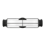 Hinkley Lighting Saylor 17" Wide Integrated LED Bathroom Vanity Light with Etched Opal Glass Black