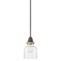 Hinkley Lighting Academy 1 Light 6-1/2" Wide Mini Pendant with Seedy Glass Oil Rubbed Bronze
