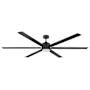 Hinkley Lighting Indy Maxx 82" 6 Blade Smart LED Indoor / Outdoor Ceiling Fan with HIRO Control Matte Black