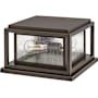 Hinkley Lighting Republic 12v 2 Light 8" Tall Coastal Elements Pier Light with Seedy Glass Shade Oil Rubbed Bronze