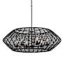 Hinkley Lighting Luca 6 Light 42" Wide Outdoor Pendant Black