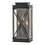 Hinkley Lighting Montecito Large Wall Mount Lantern Black