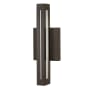 Hinkley Lighting 1 Light ADA Compliant LED Outdoor Wall Sconce with White Acrylic Shade from the Vue Collection Bronze