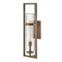 Hinkley Lighting Cordillera 26" Tall Outdoor Wall Sconce with Clear Seedy Glass Burnished Bronze
