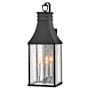 Hinkley Lighting Beacon Hill 5 Light 38" Tall Outdoor Wall Sconce Museum Black