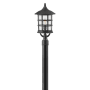 Hinkley Lighting Freeport 120v 21" Tall Coastal Elements Single Head Post Light Ceiling Fixture Textured Black