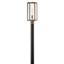 Hinkley Lighting Max 1 Light 18-1/2" Tall Post Light with LED Bulb Included Burnished Bronze