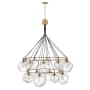 Hinkley Lighting Skye 18 Light 53" Wide Chandelier with Glass Shades Heritage Brass