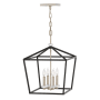 Hinkley Lighting 4 Light 16" Wide Crystal Chandelier Black