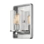 Hinkley Lighting Eton Single Light 12" Tall Wall Sconce Polished Nickel