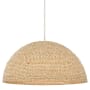 Hinkley Lighting Dalia 3 Light 35" Wide Wood Pendant with Beaded Shade Textured Plaster