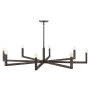 Hinkley Lighting Ezra 50" Wide 8 Light Chandelier Black Oxide