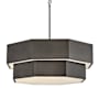 Hinkley Lighting Facet 12 Light 38" Wide Waterfall Chandelier Black Oxide