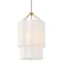 Hinkley Lighting Gwen 4 Light 16" Wide Pendant Lacquered Brass