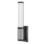 Hinkley Lighting Zevi 18" Tall LED Bathroom Sconce Black / Chrome