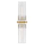 Hinkley Lighting Kipton 2 Light 22" Tall Wall Sconce Satin Nickel / Brass