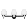 Hinkley Lighting Sylvie 3 Light 24" Wide Vanity Light Black