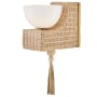 Hinkley Lighting Thalia 13" Tall LED Wall Sconce with Etched Opal Glass Shade Lacquered Brass
