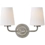 Hinkley Lighting McKenna 2 Light 15" Wide Vanity Light Antique Nickel
