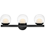 Hinkley Lighting Sunni 3 Light 24" Wide LED Vanity Light Black