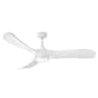 Hinkley Lighting Swell Illuminated 56" 3 Blade Indoor LED Ceiling Fan Matte White