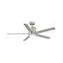 Hinkley Lighting Vail 52" 5 Blade Indoor/Outdoor Smart LED Ceiling Fan Brushed Nickel