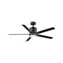 Hinkley Lighting Vail 52" 5 Blade Indoor/Outdoor Smart LED Ceiling Fan Matte Black