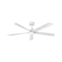 Hinkley Lighting Layton 58" 5 Blade Indoor Smart LED Ceiling Fan Matte White