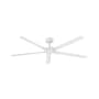 Hinkley Lighting Vento 60" 5 Blade Indoor/Outdoor Smart Ceiling Fan Matte White