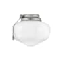 Hinkley Lighting 8" Wide LED Light Kit for Indoor / Outdoor Hinkley Ceiling Fans Brushed Nickel