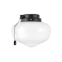 Hinkley Lighting 8" Wide LED Light Kit for Indoor / Outdoor Hinkley Ceiling Fans Matte Black