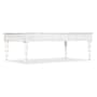Hooker Furniture Charleston 50" Wide Wood Top Maple and Resin Table White Heron
