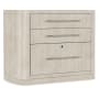 Hooker Furniture Modern Mood 38" Wide 3 Drawer Veneer Office Cabinet Diamond / Pewter