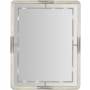 Hooker Furniture Modern Mood 38" W x 48" H Rectangular Wood Framed Bathroom Mirror Diamond
