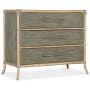 Hooker Furniture Retreat 40" Wide 3 Drawer Maple and Bamboo Dresser with Self Close Green