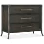 Hooker Furniture Retreat 40" Wide 3 Drawer Maple and Bamboo Dresser with Self Close Black Sand