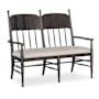 Hooker Furniture Americana 50" Wide Dining Bench Molasses / Biscuit