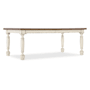 Hooker Furniture Americana 80" Wide Oak Table Daisy / Honey