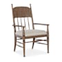 Hooker Furniture Americana 27" Wide Oak Accent Chair Honey / Biscuit