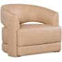 Hooker Furniture Keys 30" Wide Leather Chair Verona Biscotti