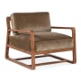 Hooker Furniture Moraine 31" Wide Wood Accent Chair Vintage Natural / Marcella Sage