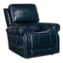 Hooker Furniture 39" Wide Leather Recliner Table Blue
