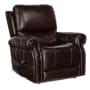 Hooker Furniture 39" Wide Leather Recliner Table Brown