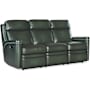 Hooker Furniture Hamilton 79" Wide Leather Sofa with Bustle Back Sarzana Portal