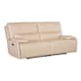 Hooker Furniture Kramer 87" Wide Leather Sofa Oslo Ivory